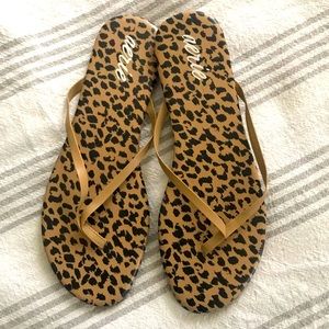Aerie Leopard Sandals